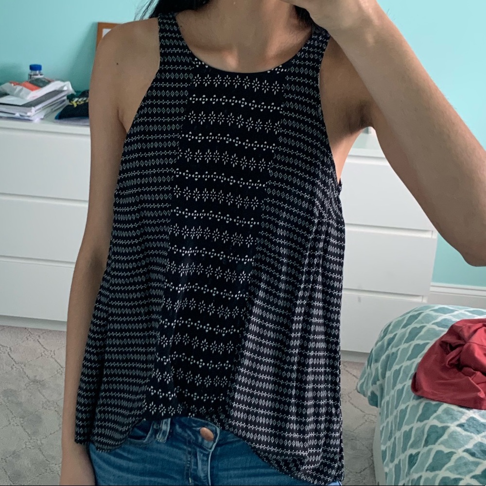 loose fit floral top